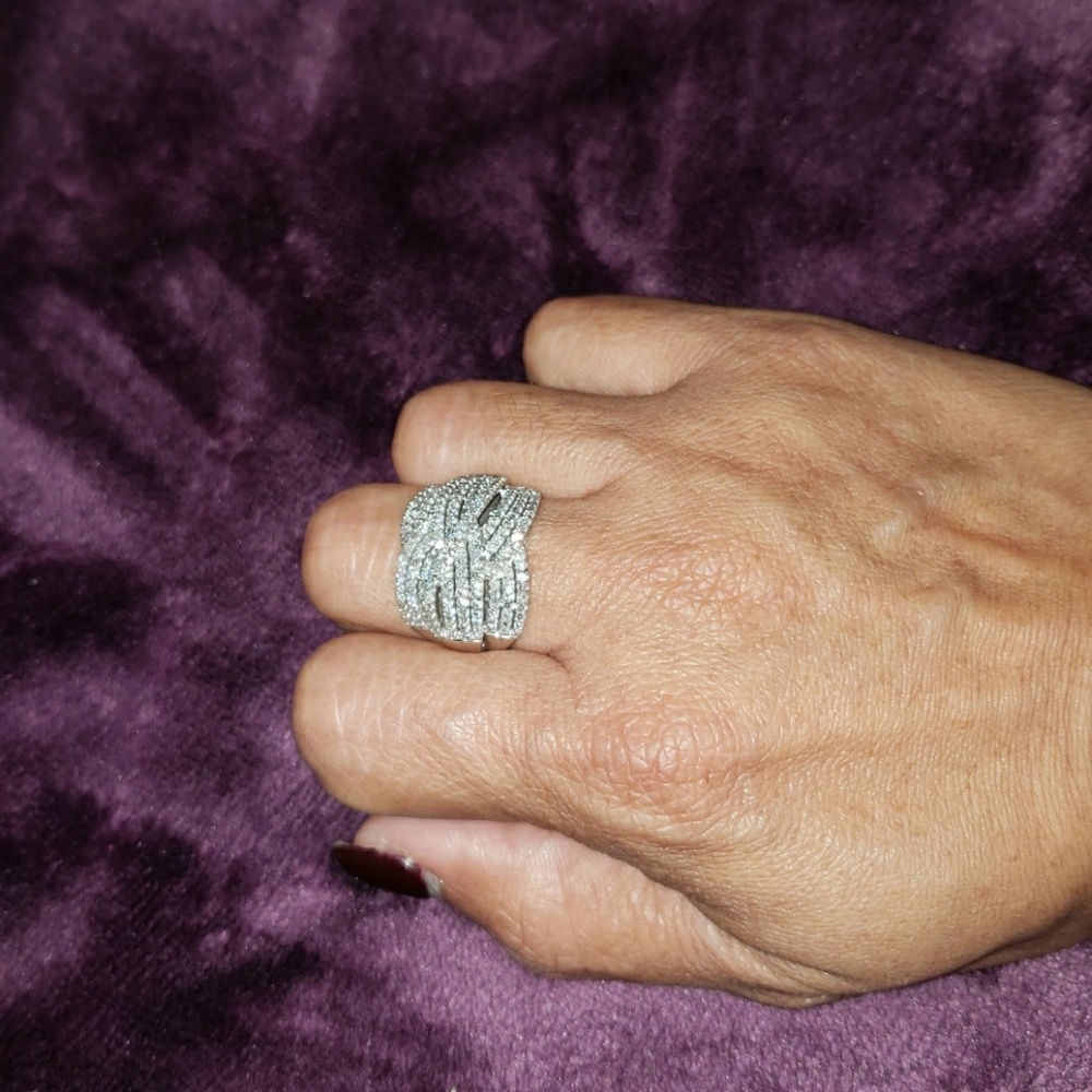 Diamond Wave Ring - image 8